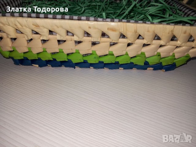 Панерче с трева за Великден , снимка 3 - Декорация за дома - 38700944