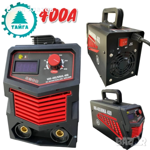 Инверторен Електрожен 400А ТАЙГА с Дисплей