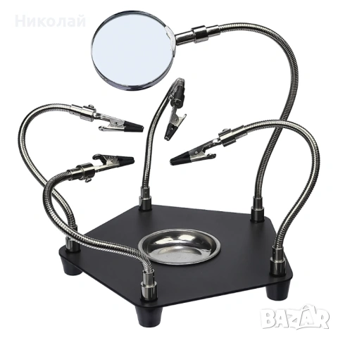 Държач за платки TE-806 със скоби за ремонт на електроника