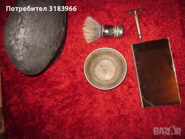стар  бръснарски комплект , снимка 11 - Фризьорски принадлежности - 38619826