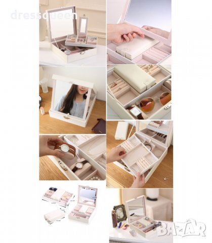 1755 Луксозна кутия за бижута , снимка 14 - Бижутерийни комплекти - 19532796