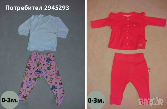 Маркови бебешки дрехи / блузи / ританки / клинове / комплекти / бодита, снимка 6 - Комплекти за бебе - 40170774