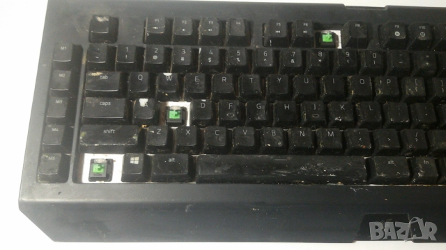 Blackwidow Chroma V2 keyboard за части - повечето копчета, без кабел; МРЪСНА, снимка 2 - Клавиатури и мишки - 51597957