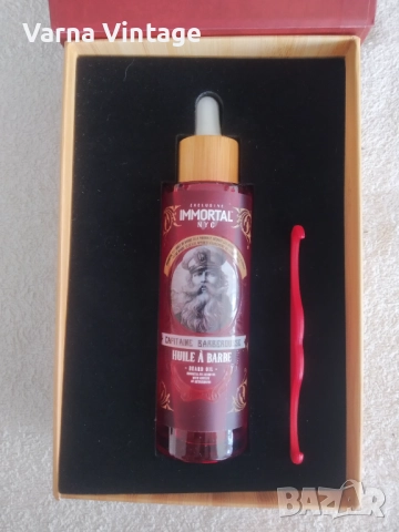 Подаръчен комплект Premium масло за брада с гребен Capitane Barberhouse Beard Oil, снимка 5 - Продукти за коса - 51728979