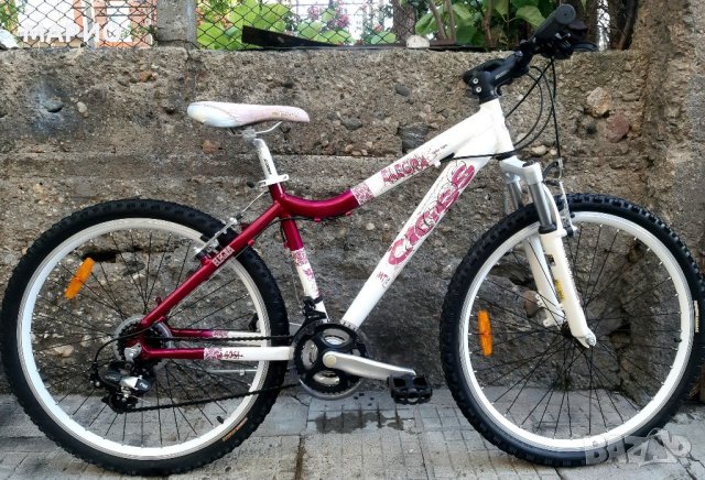 Като нов 26цола Алуминиев дамски велосипед 21 скорости,Cross планинско в  Велосипеди в гр. Дупница - ID41668754 — Bazar.bg