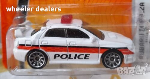 Метална количка Matchbox Subaru Impreza Police в мащаб 1:64, снимка 1 - Колекции - 39081768