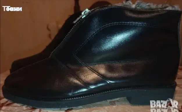 PANTHER Оригинал Нови Мъжки Кожени Боти 43, снимка 2 - Мъжки боти - 53486070