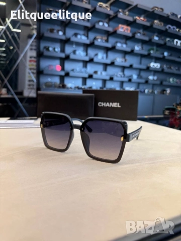 очила с черен обикновен калъф и Ув защита chanel, снимка 16 - Слънчеви и диоптрични очила - 52225544