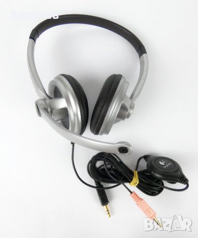 Геймърски слушалки с микрофон LOGITECH + USB външна звукова карта LOGITECH, снимка 2 - Слушалки за компютър - 35982230