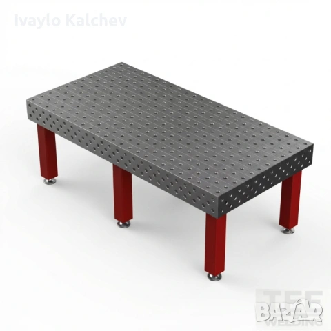 Заваръчна маса 2400×1200 мм (25 мм плот) | ЛИЗИНГ