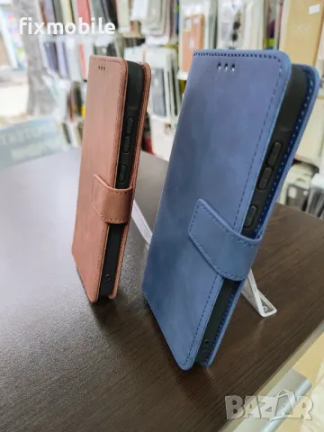 Samsung Galaxy A35 5G велурен калъф тип тефтер, снимка 2 - Калъфи, кейсове - 48319955