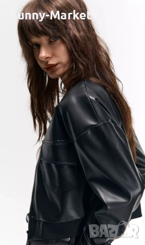 Дамско кожено яке от изкуствена кожа, снимка 2 - Якета - 53505765