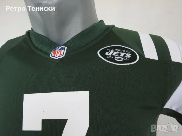 Тениска New York Jets (Geno Smith #7) Nike — Деца размер M Зелено, снимка 3 - Други спортове - 56314786