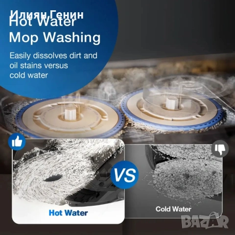 DEEBOT T30S PRO Роботизирана прахосмукачка и моп с автоматично изпразване , снимка 8 - Прахосмукачки - 53290403