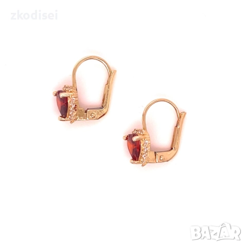 Златни обеци 2,41гр. 14кр. проба:585 модел:34508-5, снимка 3 - Обеци - 52037798