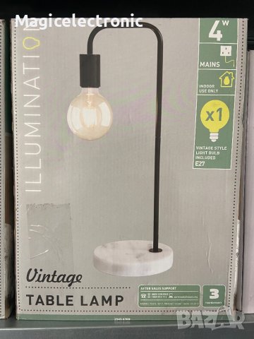 Мраморна лампа TABLE LAMP, снимка 1 - Настолни лампи - 39063779