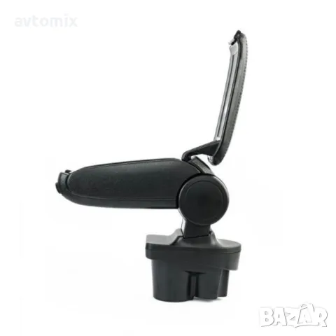 Подлакътник, Opel Corsa E, 2014-2019 г., еко кожа, черен, снимка 4 - Аксесоари и консумативи - 49841217