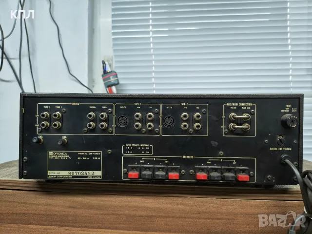 Върховният модел Sharp OPTONICA SM-4646, снимка 9 - Ресийвъри, усилватели, смесителни пултове - 55963071