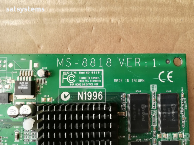 Видео карта NVidia GeForce 2 MSI MX400 Pro (MS-8818) 32MB SDR 128bit AGP, снимка 6 - Видеокарти - 36164439