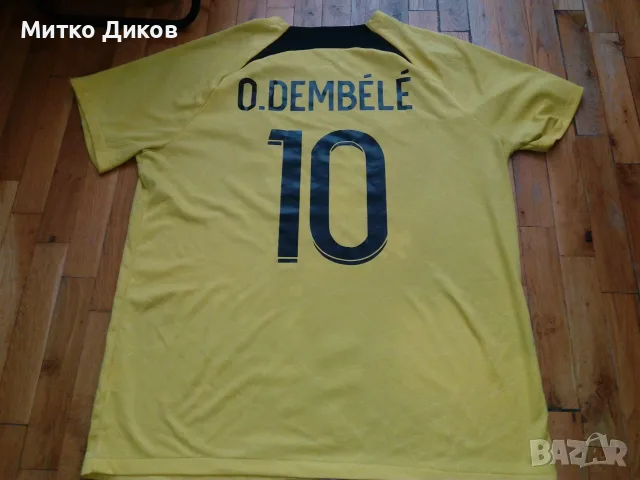 PSG маркова футболна тениска Найк Джордан размер ХЛ №10 Osman Dembelle, снимка 7 - Футбол - 55741863