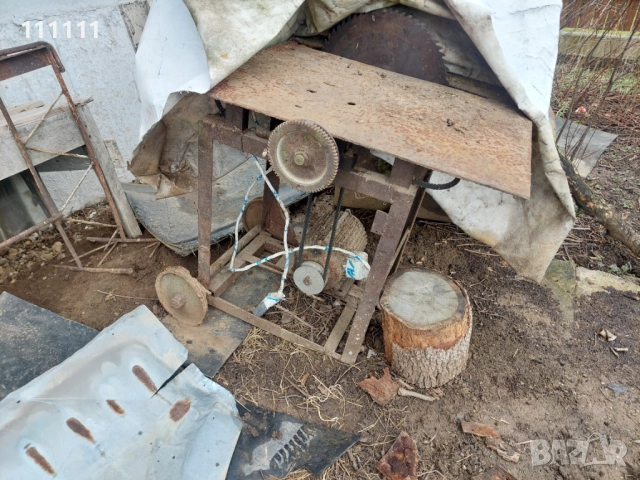 Дърводелски Абрихт с цирколяр монофазни , снимка 4 - Други машини и части - 47636405