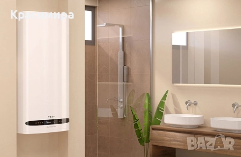 Бойлер TESY Bellislimo плосък 80 л, 2200 W, снимка 2 - Бойлери - 52704684