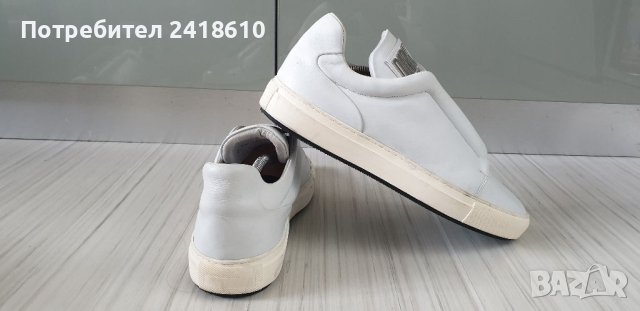 Dirk Bikkembergs Leather Sneakers Italy Mens Size 44/28см ОРИГИНАЛ! Естествена кожа! 2Броя, снимка 14 - Спортни обувки - 40486489