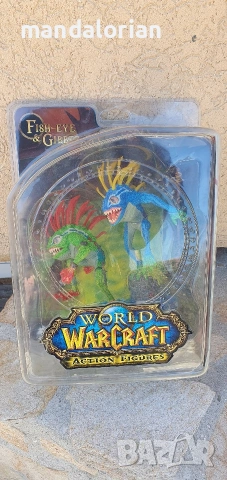World of Warcraft Series 4 - Murloc 2 Pack Fish-Eye and Gibbergil (green/blue)