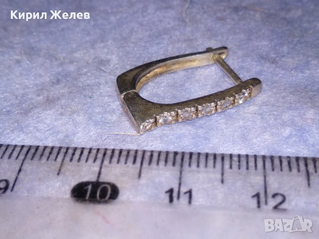 ЕЛЕГАНТНА СРЕБЪРНА СКЪПОЦЕННА АНГЛИЙСКА АР ДЕКО ОБЕЦА СРЕБРО 925 с ЮВЕЛИРНО ФАСЕТИРАНИ ЦИРКОНИ 38209, снимка 11 - Обеци - 40938866