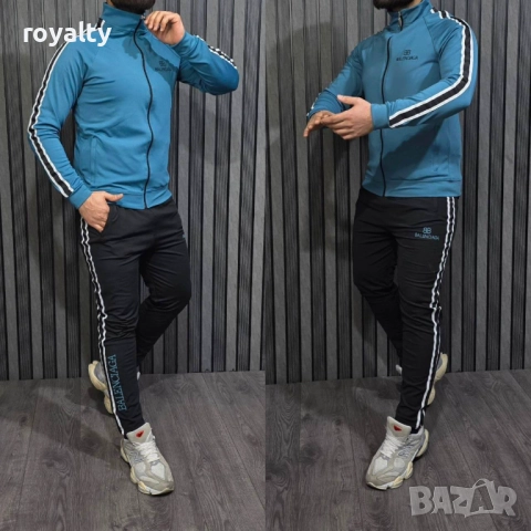 Balenciaga НА ЕДРО Спортен Мъжки Екип 5 бр., снимка 4 - Спортни дрехи, екипи - 52971528