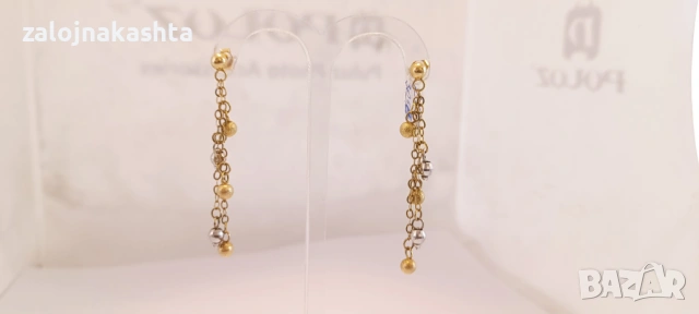 Нови-Златни обеци-2,82гр/14кр, снимка 2 - Обеци - 53257531