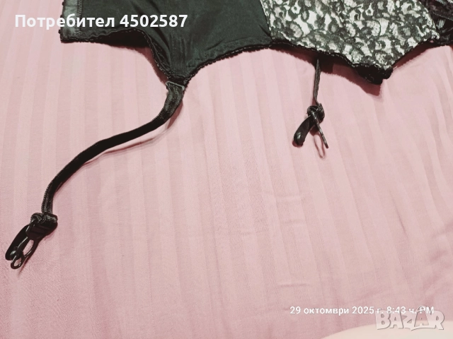 Корсет в черно и бяло, снимка 6 - Корсети, бюстиета, топове - 52698084