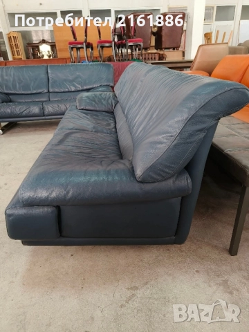 Комплект дивани двойка и тройка от естествена кожа , снимка 5 - Дивани и мека мебел - 52261356
