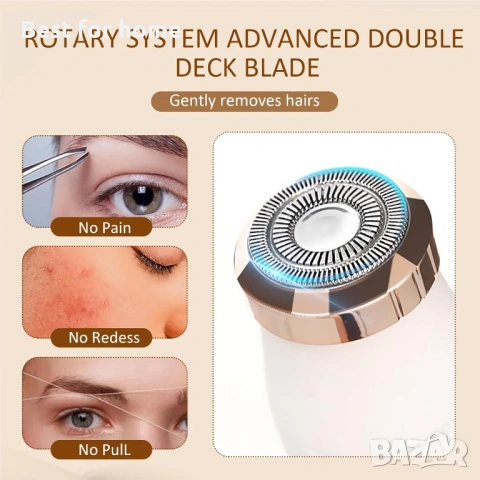 MuSylonz 3-в-1 тример за коса за жени и мъже, комплект самобръсначки за тяло, снимка 4 - Друга електроника - 53444881