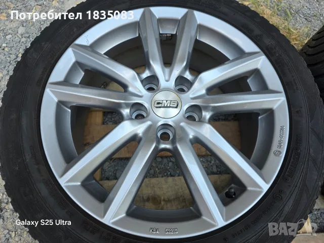 Лети джанти 17ки 5х114.3 CMS + зимни гуми 205/55/17 Falken, снимка 4 - Гуми и джанти - 55823872