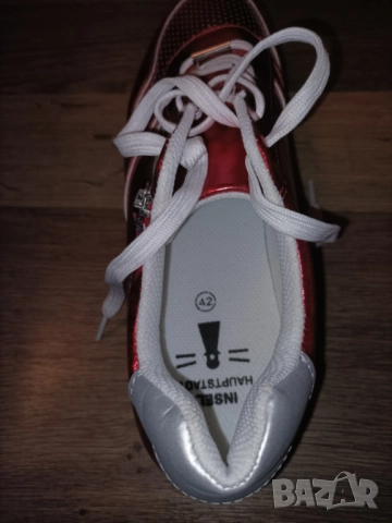 Нови червени маратонки, снимка 7 - Маратонки - 52845694