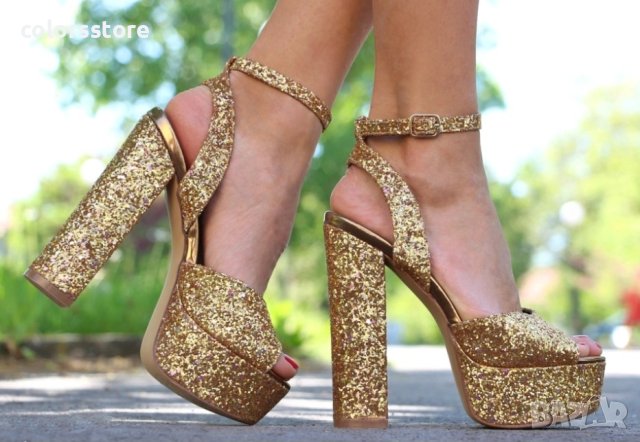 Сандали в златисто - Grazie-1A