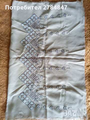 Ръчно бродирана панама за възглавница, снимка 2 - Възглавници - 35665236