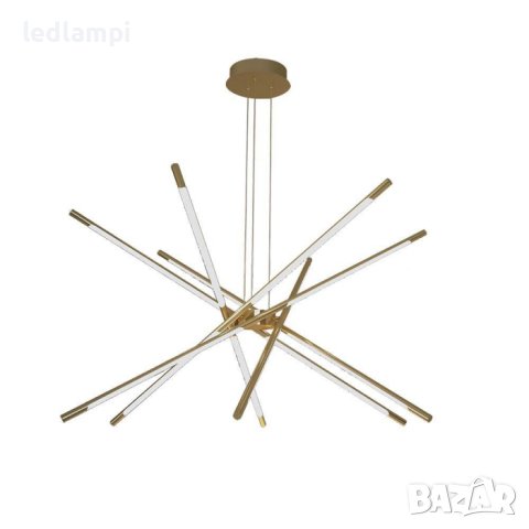 LED Полилей 50W Златен Топло Бяла Светлина