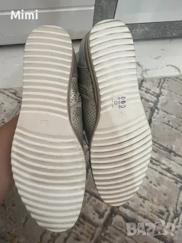 Нови!!!Перфорирани боти сребристи 38, снимка 3 - Дамски боти - 50424429