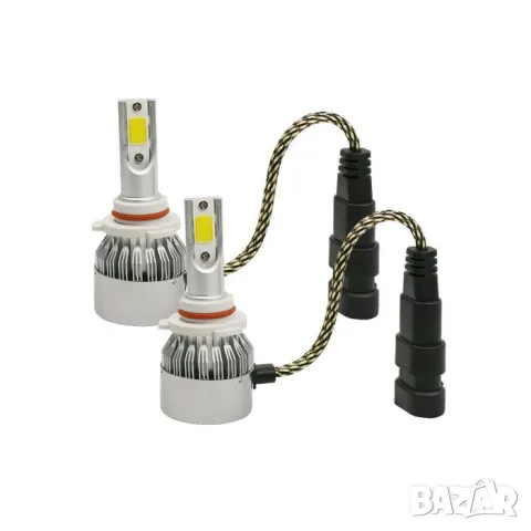 LED крушки C6 9006 36W 6000K комплект 2 броя, снимка 3 - Аксесоари и консумативи - 55864772