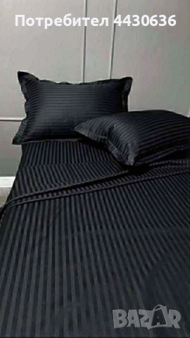 Спално бельо 180/200 памучен сатен – Ново, снимка 2 - Спално бельо - 52906866