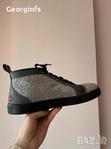 Vivienne WestWood High Sneakers Crystals Високи Обувки Кристали 44, снимка 3 - Официални обувки - 44737037