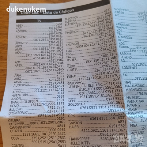 Универсално дистанционно управление Samsung, LG, Sony, Philips, Hisense, TCL, Toshiba, Panasonic, Sh, снимка 11 - Дистанционни - 53043020