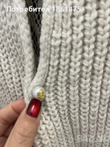 Уникален дамски пуловер DIOR, снимка 5 - Блузи с дълъг ръкав и пуловери - 48860784