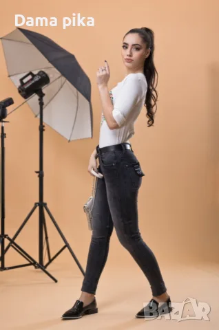 Актуални дамски дънки Lucy fashion , снимка 2 - Дънки - 55891949