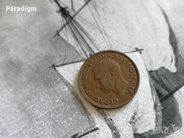 Монета - Великобритания - 1/2 (половин) пени | 1951г., снимка 2 - Нумизматика и бонистика - 34114013