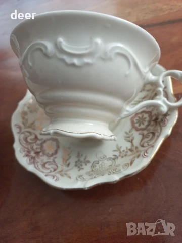 Баварска старина порцеланова чаша, снимка 2 - Чаши - 50941707