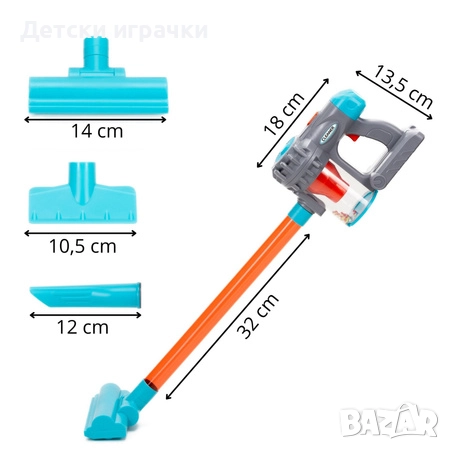 Вертикална прахосмукачка със звук и аксесоари, снимка 7 - Други - 52695300