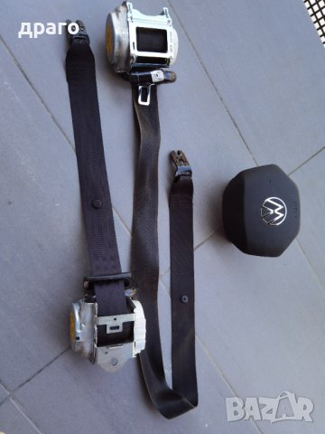 Аирбаг аirbag аербег airbeg волан VW GOLF 8 + 2 бр. Предпазни колана 